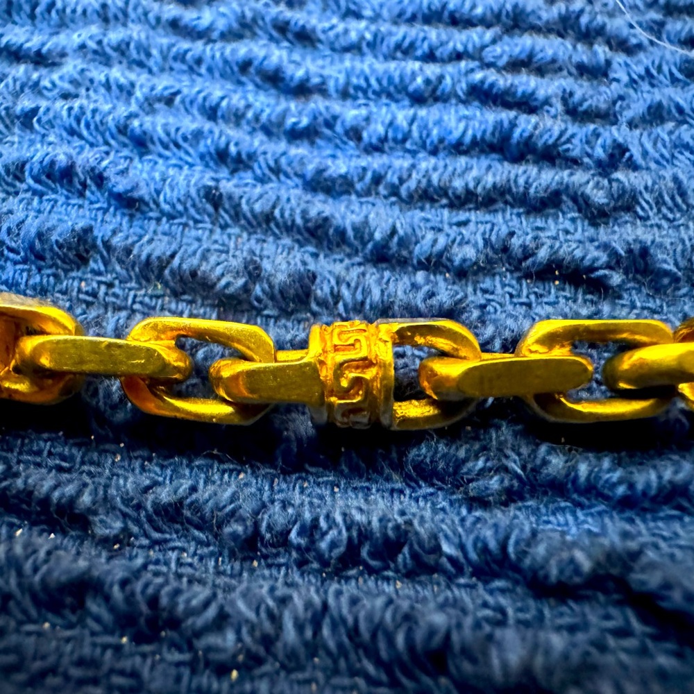 26 inch custom-made 14 karat gold chain hundred grams ship anchor link